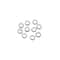 12 Packs: 50 ct. (600 total) 2mm Metal Crimp Beads by Bead Landing™